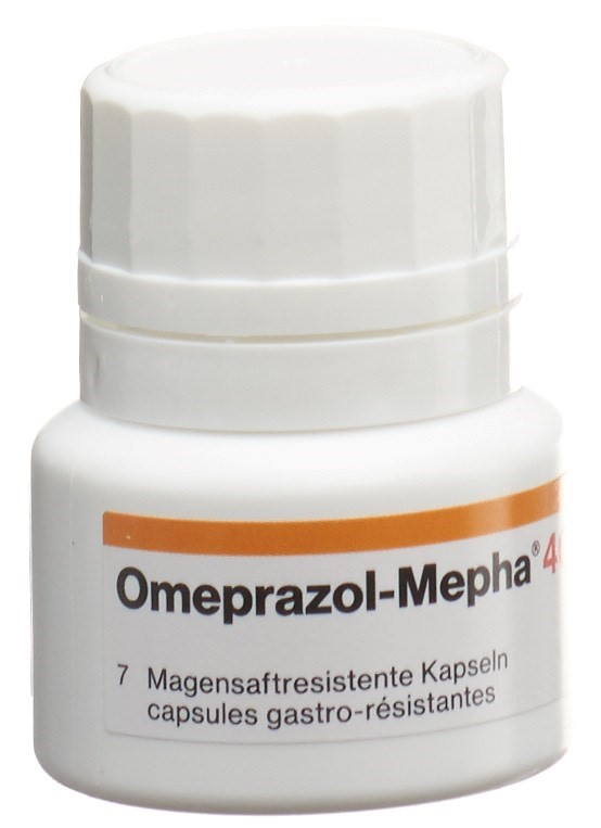 Omeprazol-Mepha 40 mg, magensaftresistente Kapseln