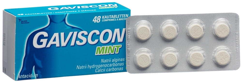 GAVISCON cpr croquer mint 48 pce