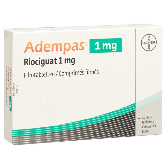 Adempas 1 mg, Filmtabletten