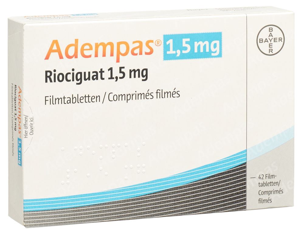 ADEMPAS cpr pell 1.5 mg 42 pce
