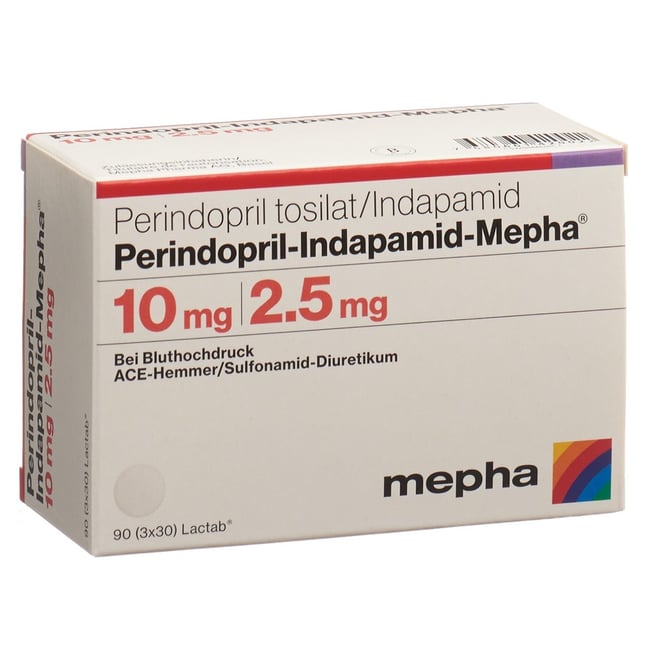 PERINDOPRIL Indapamid-Mepha 2.5/0.625mg bte 90 pce