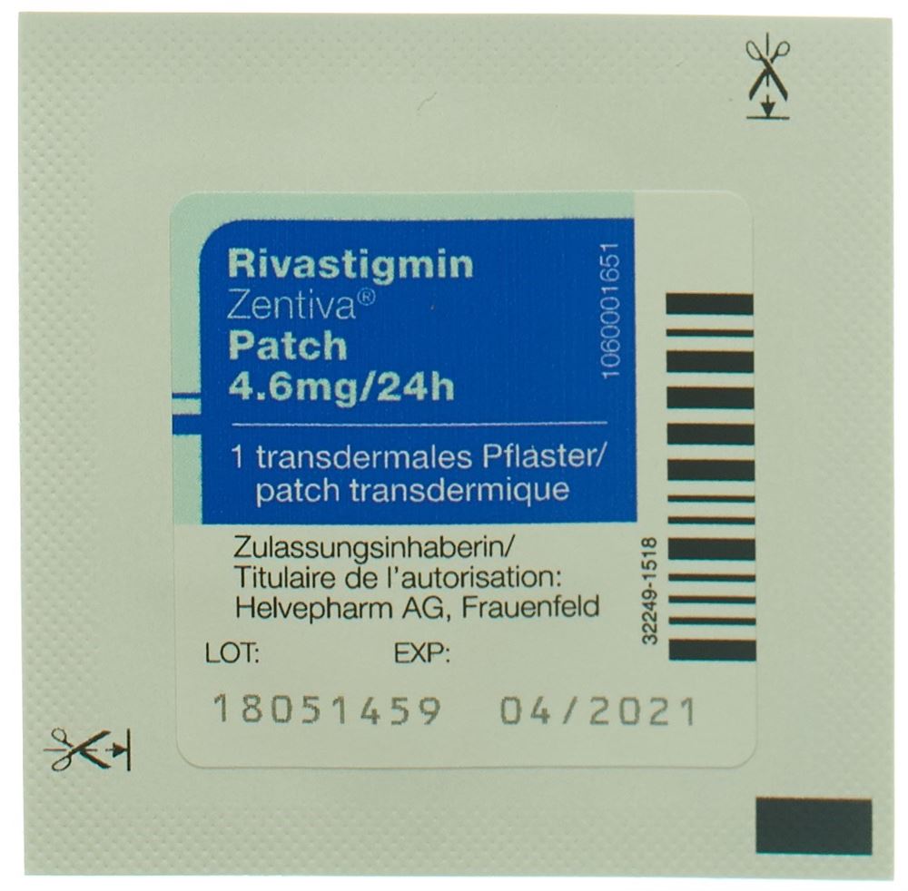 RIVASTIGMIN Zentiva Patch 4.6 mg/24h 30 pce