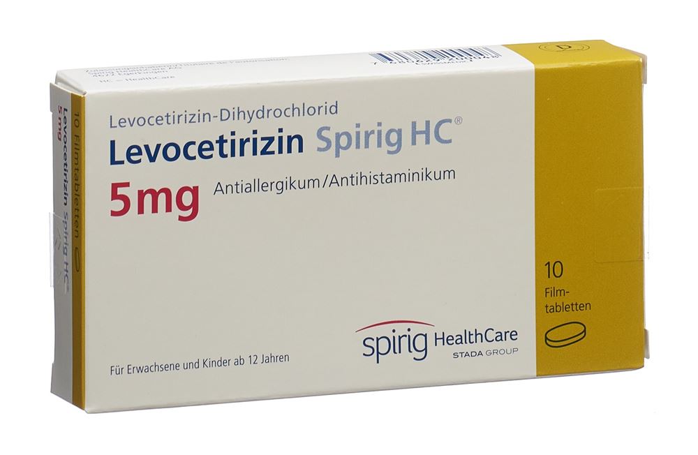 LEVOCETIRIZINE Spirig HC cpr pellic 5 mg 10 pce