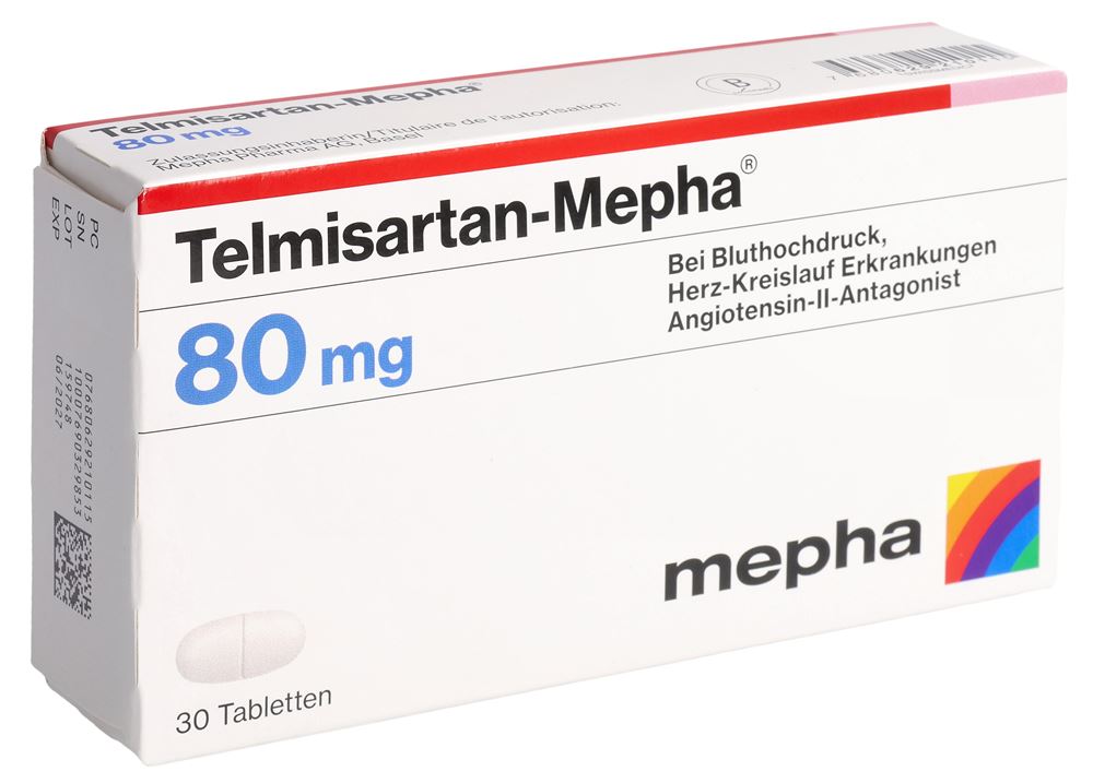TELMISARTAN Mepha cpr 80 mg 30 pce