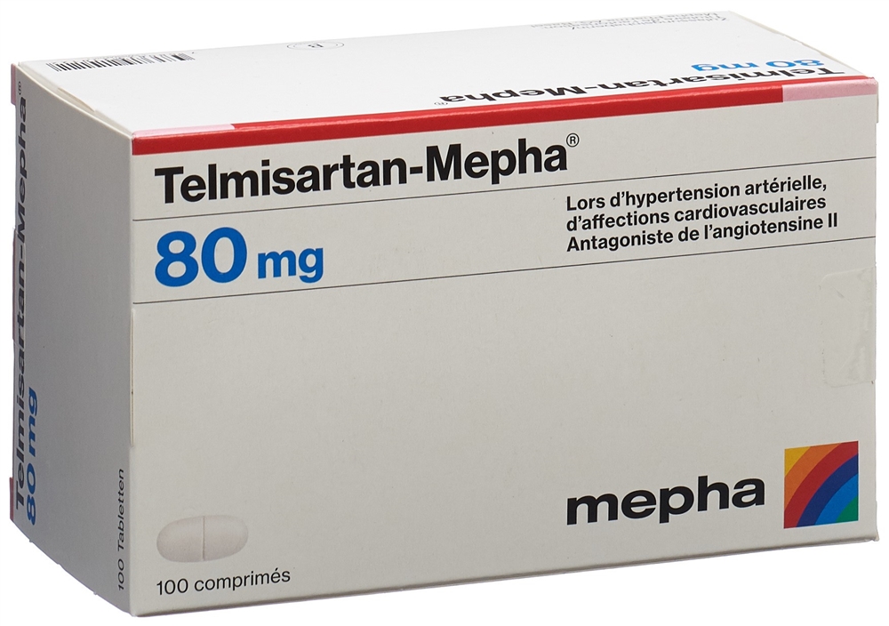 TELMISARTAN Mepha cpr 80 mg 100 pce