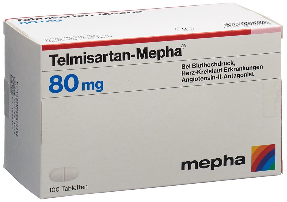 TELMISARTAN Mepha cpr 80 mg 100 pce