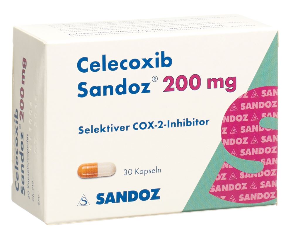CELECOXIB Sandoz caps 200 mg 30 pce