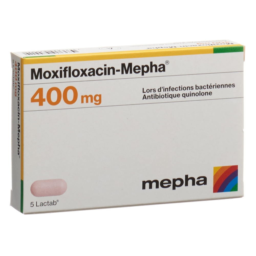 MOXIFLOXACIN Mepha cpr pell 400 mg 5 pce