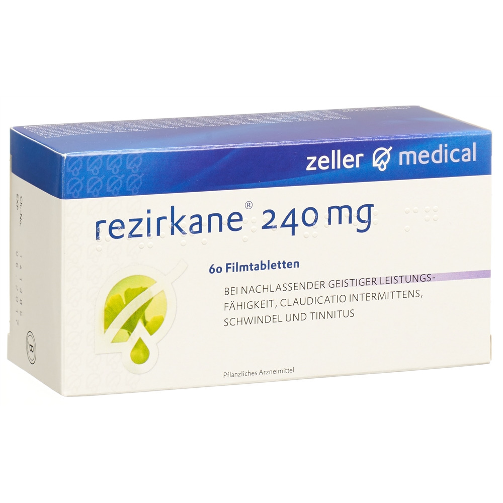 REZIRKANE cpr pellic 240 mg 60 pce
