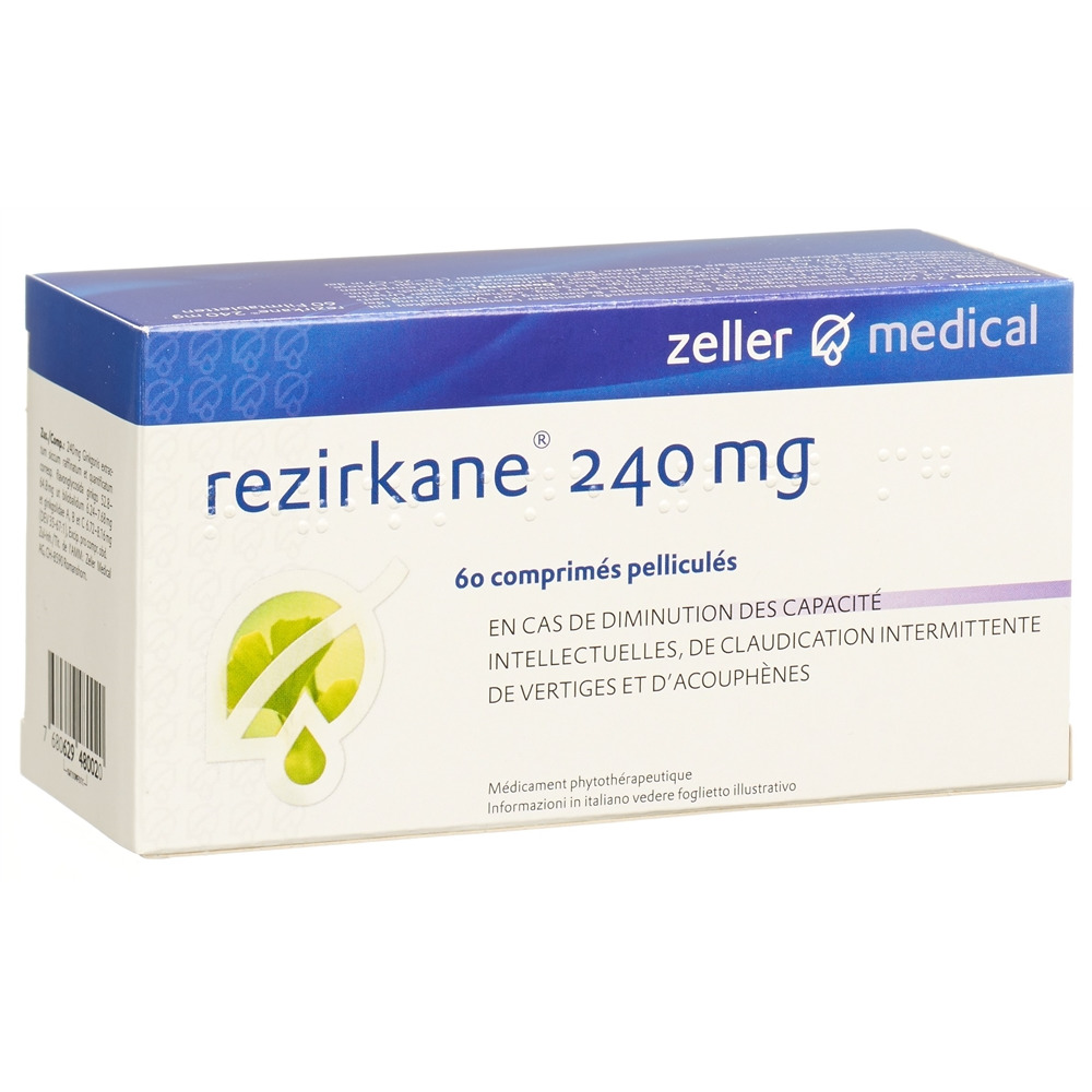 REZIRKANE cpr pellic 240 mg 60 pce