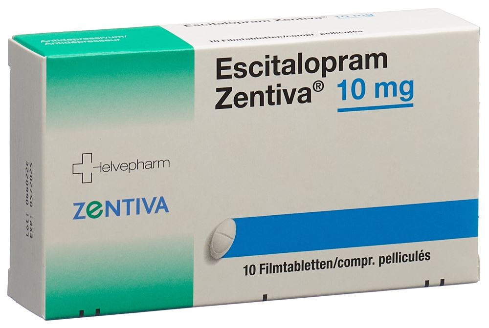 ESCITALOPRAM Zentiva cpr pell 10 mg 10 pce