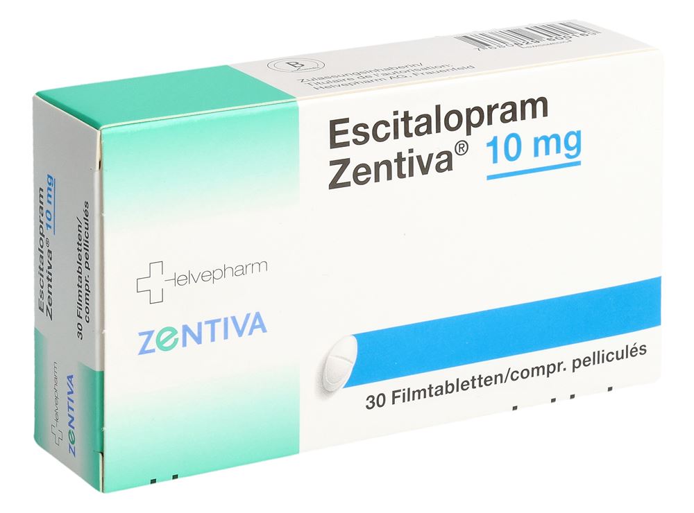 ESCITALOPRAM Zentiva cpr pell 10 mg 30 pce