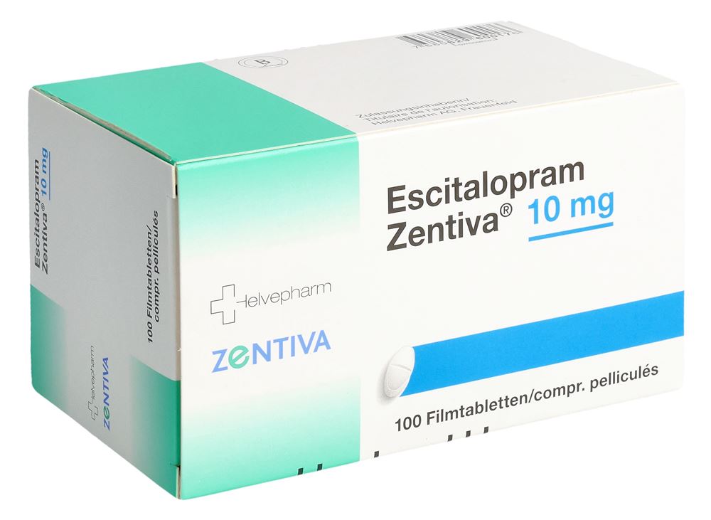 ESCITALOPRAM Zentiva cpr pell 10 mg 100 pce