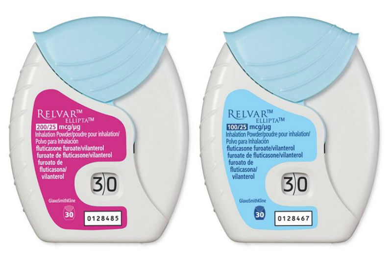 Relvar Ellipta 184/22 mcg, Einzeldosiertes Pulver zur Inhalation