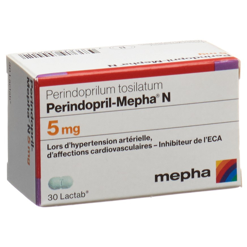 PERINDOPRIL Mepha N Lactab 5 mg bte 30 pce