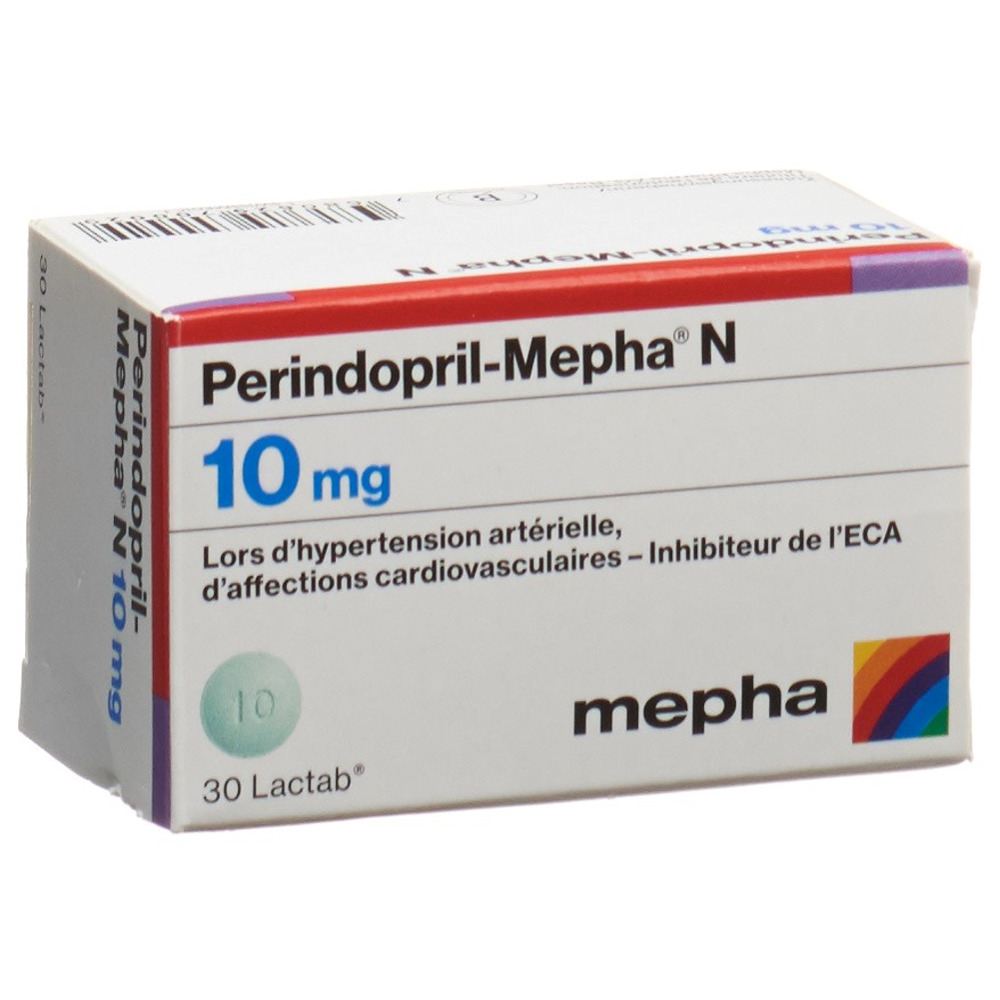 PERINDOPRIL Mepha N Lactab 10 mg bte 30 pce