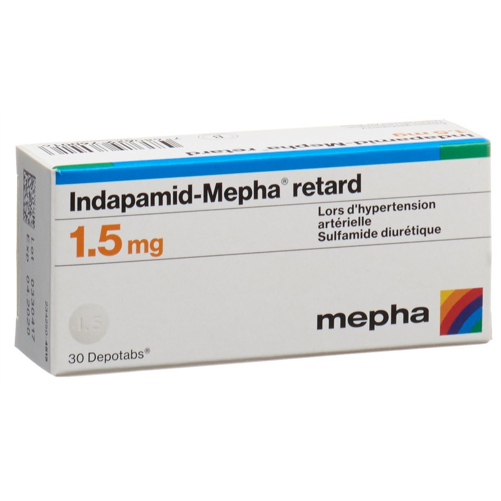 INDAPAMID Mepha retard depotabs 1.5 mg 30 pce