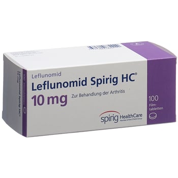 Leflunomid Spirig HC 10 mg, Filmtabletten