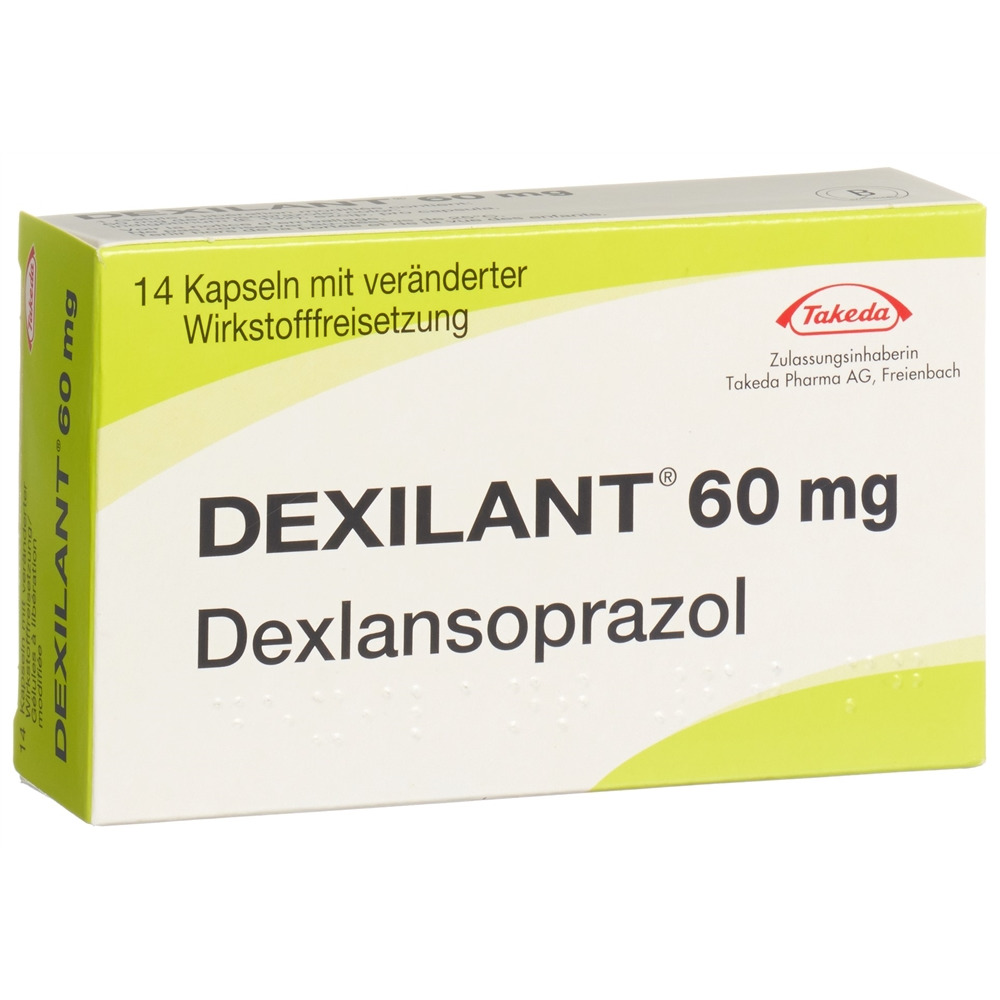 Dexilant 60 mg, Hartkapseln mit veränderter Wirkstofffreisetzung