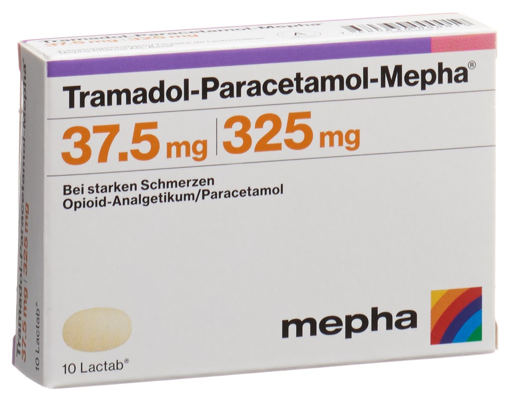 TRAMADOL-PARACETAMOL Mepha 37.5/325 mg 100 pce