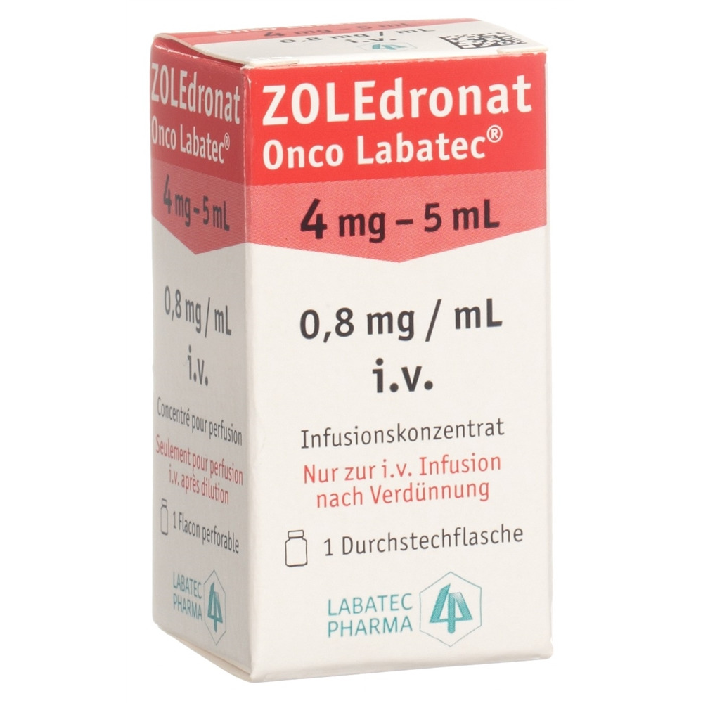 ZOLEDRONAT Onco Labatec 4 mg/5ml flac 5 ml
