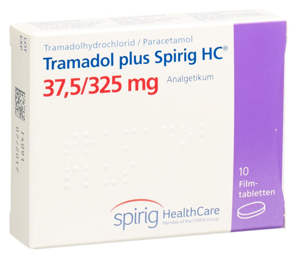 TRAMADOL PLUS Spirig HC 37.5/325mg 10 pce
