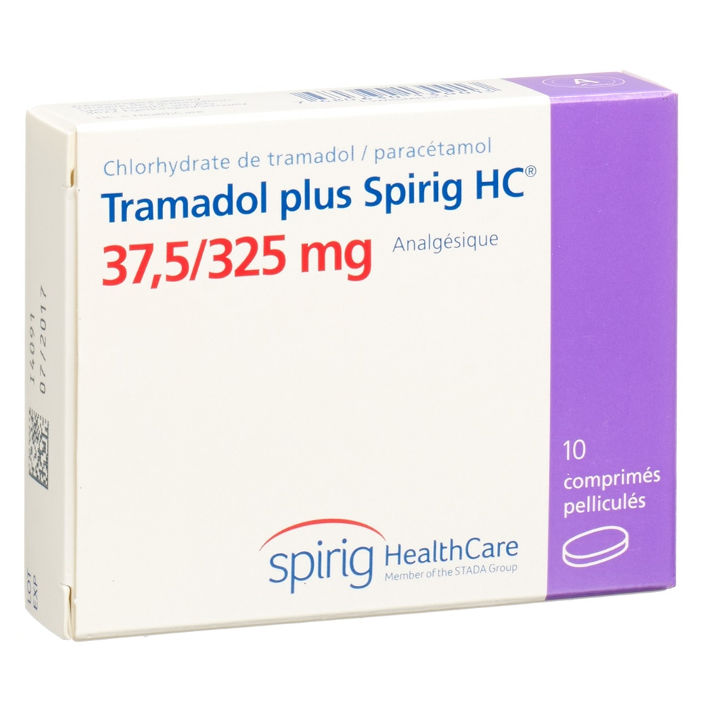 TRAMADOL PLUS Spirig HC 37.5/325mg 10 pce