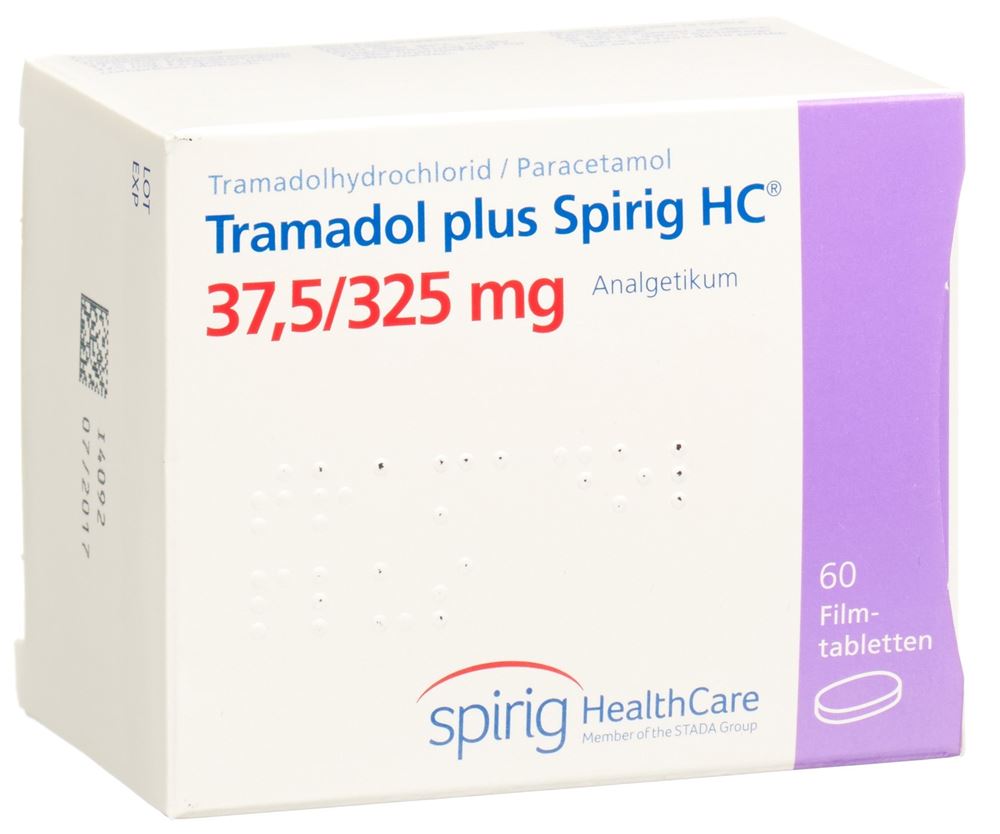 TRAMADOL PLUS Spirig HC 37.5/325mg 60 pce