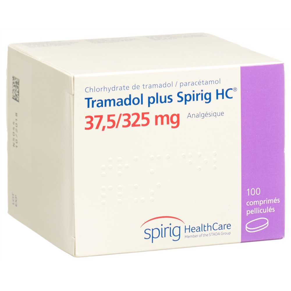 TRAMADOL PLUS Spirig HC 37.5/325mg 100 pce