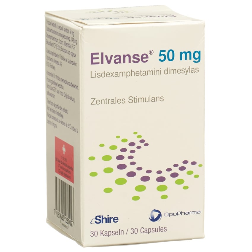 Elvanse 50 mg, Hartkapseln