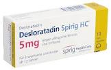 DESLORATADINE Spirig HC cpr pell 5 mg 10 pce