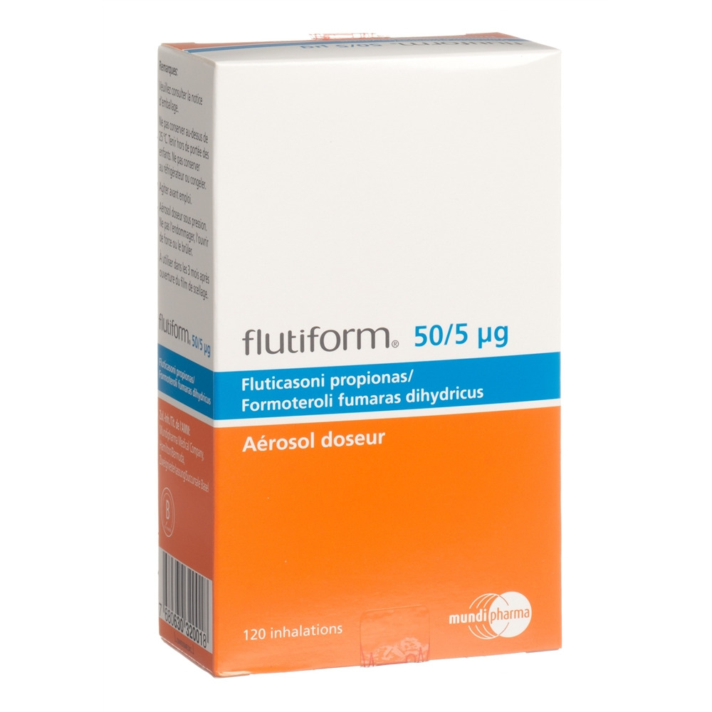FLUTIFORM 50/5 aéros doseur 120 dos