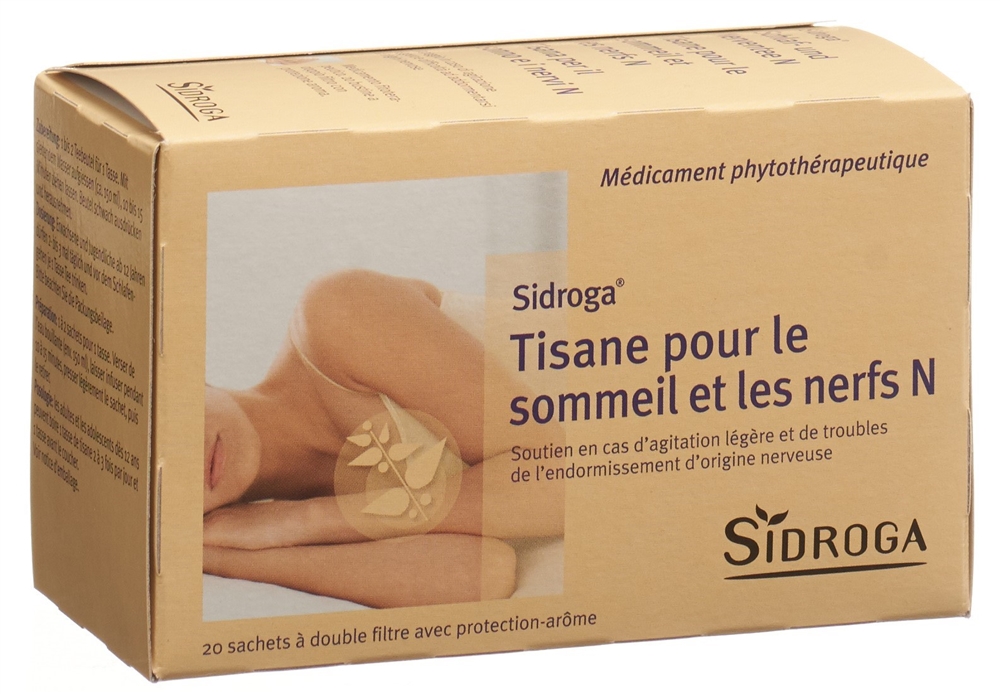 SIDROGA tisane pour le sommeil et nerfs N 20 pce