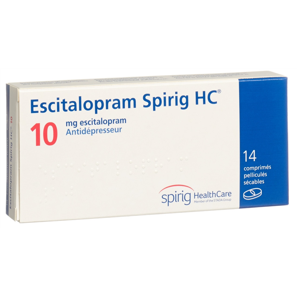 ESCITALOPRAM Spirig HC cpr pellic 10 mg 14 pce