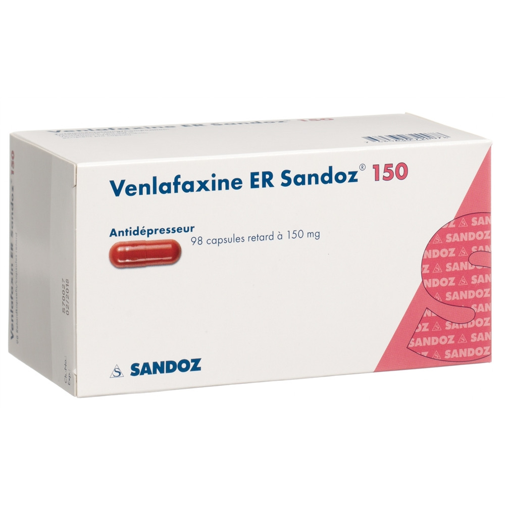 VENLAFAXINE ER Sandoz caps ret 150 mg 98 pce