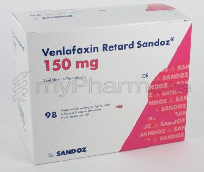 VENLAFAXINE ER Sandoz caps ret 150 mg 98 pce
