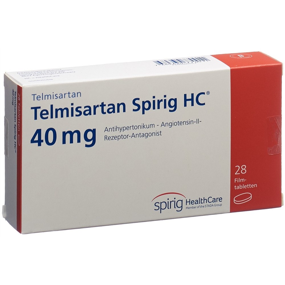 TELMISARTAN Spirig HC cpr pell 40 mg 28 pce