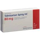 TELMISARTAN Spirig HC cpr pell 80 mg 28 pce