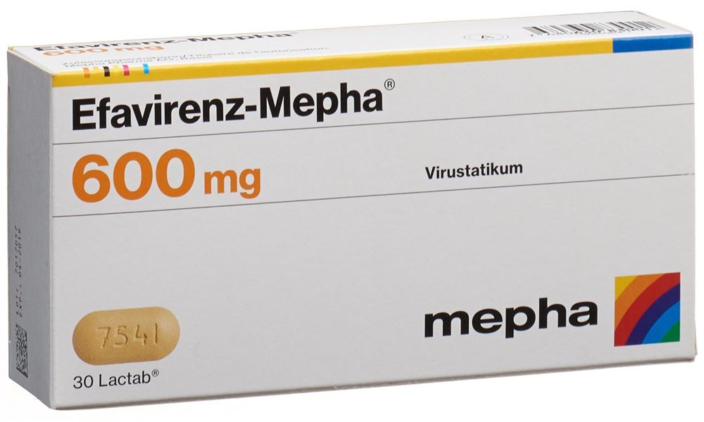 EFAVIRENZ Mepha Lactab 600 mg 30 pce