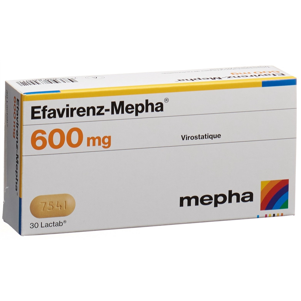 EFAVIRENZ Mepha Lactab 600 mg 30 pce
