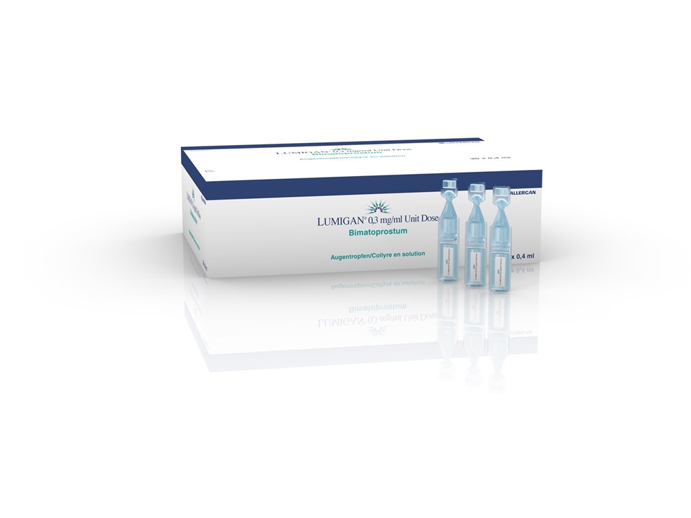 LUMIGAN Unit Dose gtt opht 0.3 mg/ml 30 x 0.4 ml