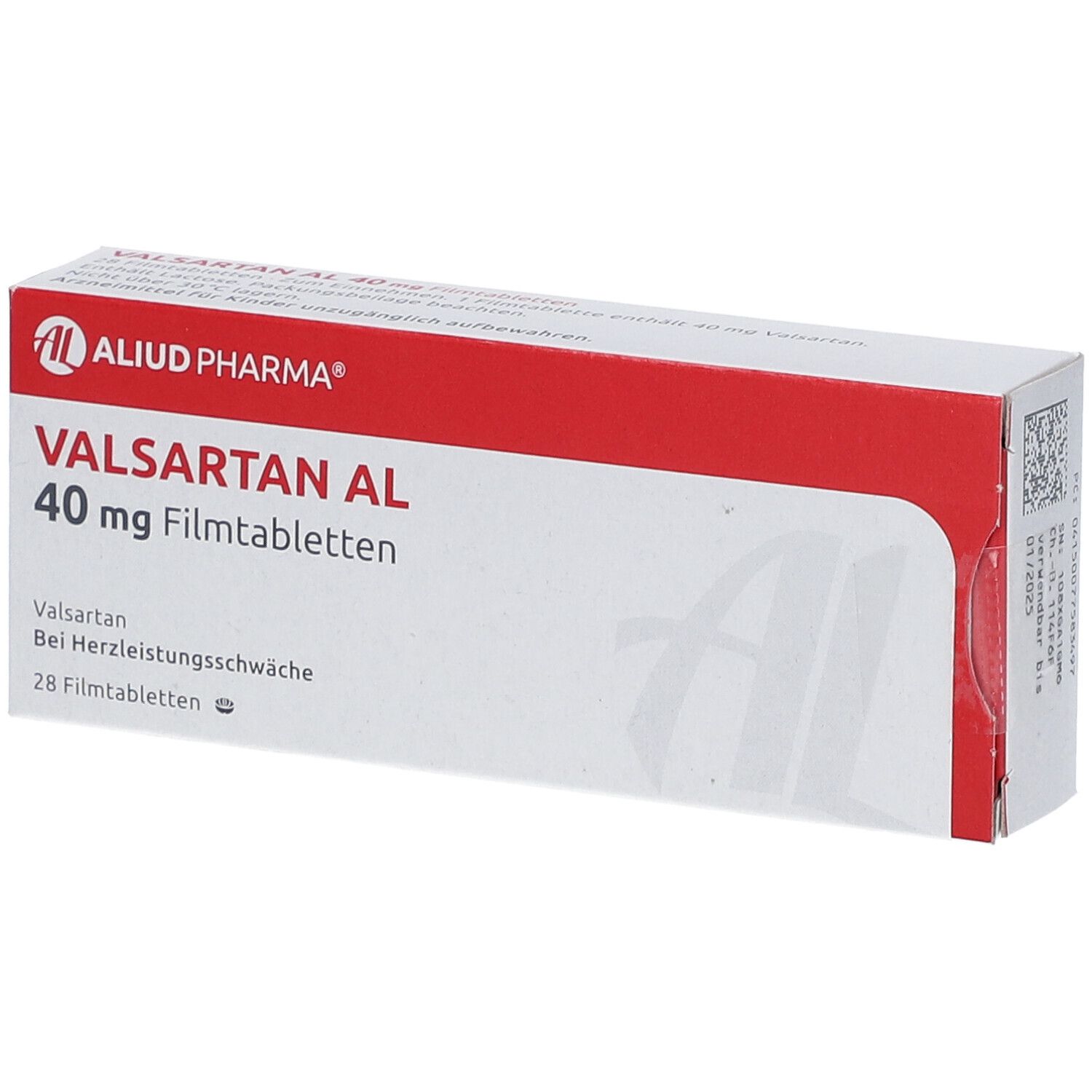 Valsartan axapharm 40 mg, Filmtabletten