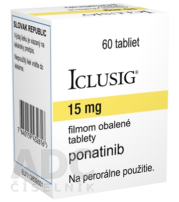 Iclusig 15 mg, comprimés pelliculés