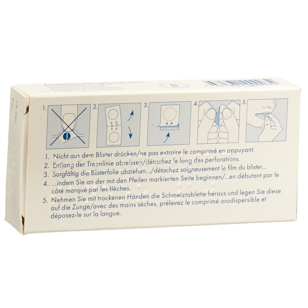 RIZATRIPTAN Sandoz cpr orodisp 10 mg 6 pce