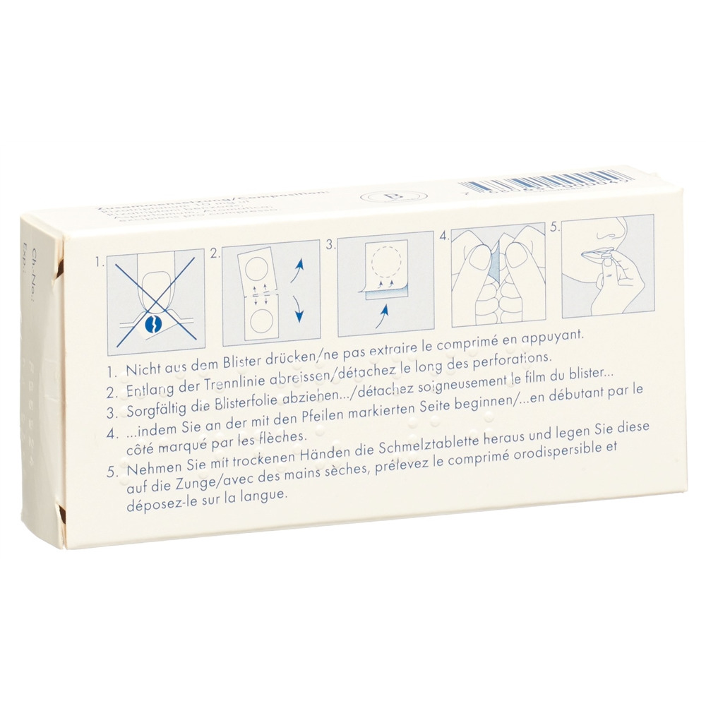 RIZATRIPTAN Sandoz cpr orodisp 10 mg 12 pce