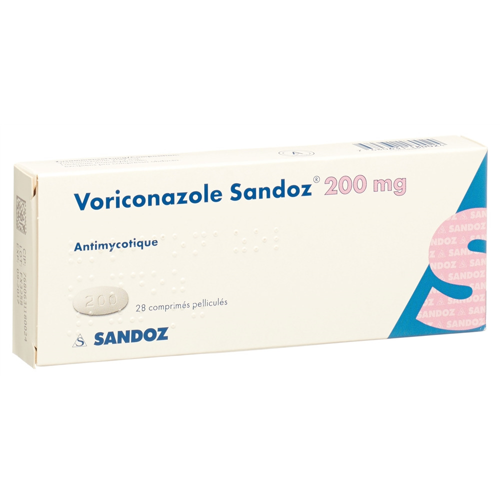 Voriconazol Sandoz 200 mg, Filmtabletten
