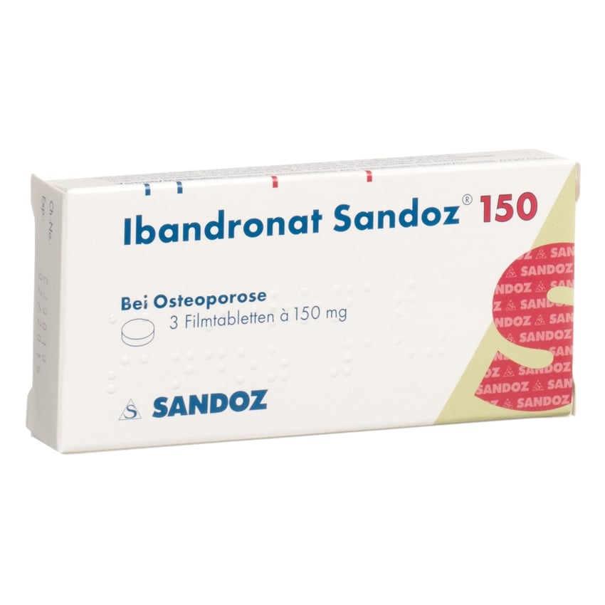 IBANDRONATE Spirig HC 150 mg compr mensuels 3 pce