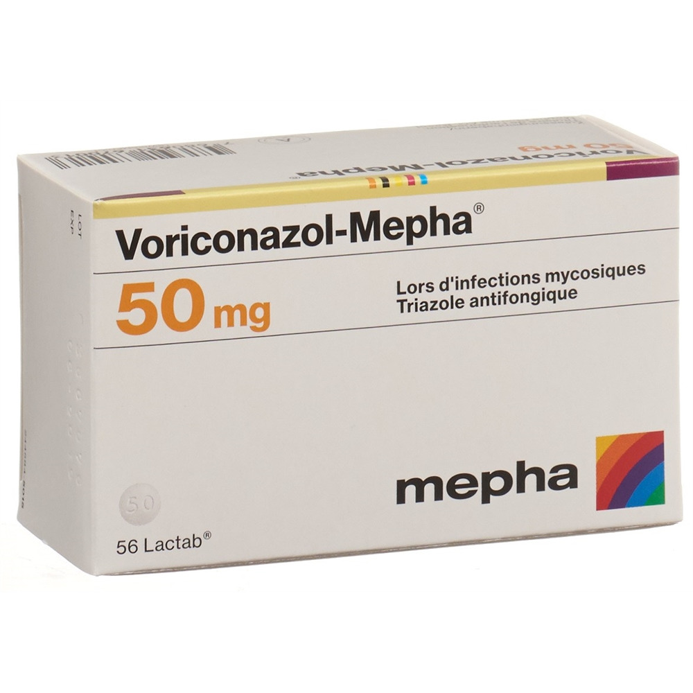 VORICONAZOL Mepha Lactab 50 mg 56 pce