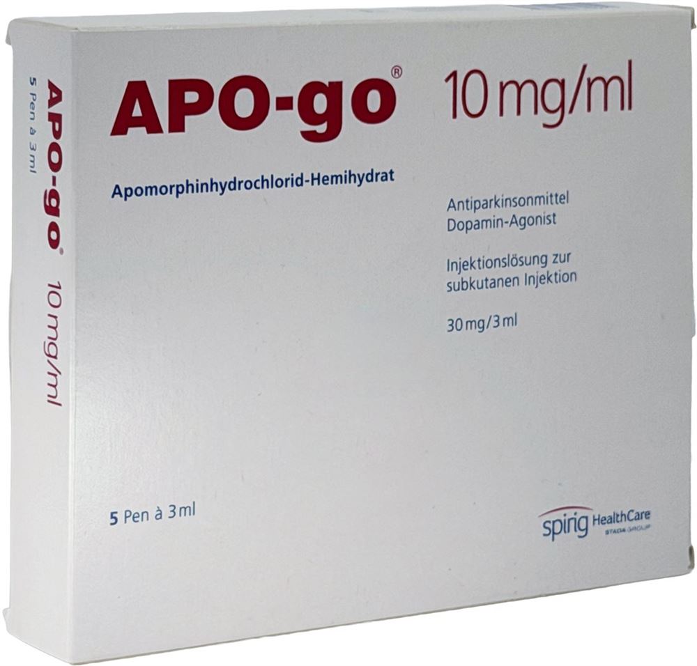 APO-GO sol inj pen 10 mg/ml 5 x 3 ml