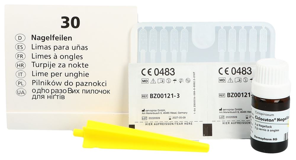 CICLOCUTAN vernis à ongles sol 80 mg/g 3 g